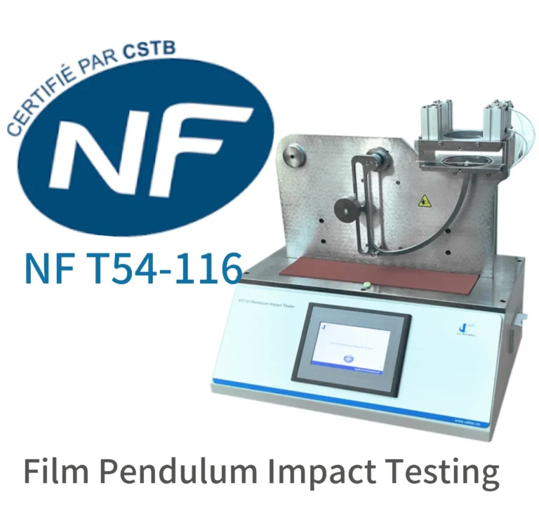 nf t54-116 standard about pendulum impact tester