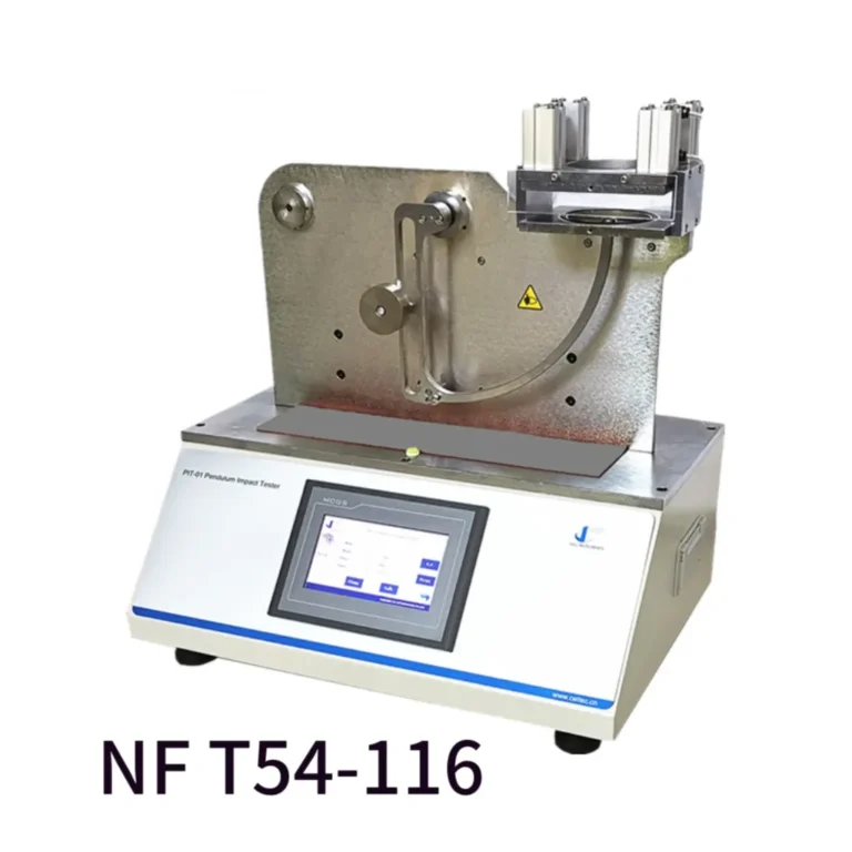 nf t54-116 standard about pendulum impact tester